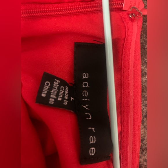 Anthropologie Adelyn Rae Rozina Strapless Bow Top- Red - Picture 9 of 14